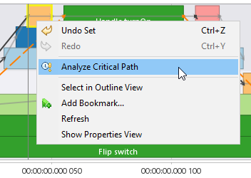 context menu